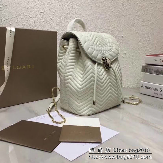 BVLGARI寶格麗 專櫃新款 迷你背包 可拆卸雙肩背帶 可手提斜挎 288537 FYD1411